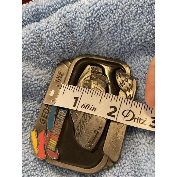 VINTAGE NASCAR GEOFF‎ BODINE #554 LIMITED EDITION BELT BUCKLE AMERICAN LEGENDS - Picture 9 of 9